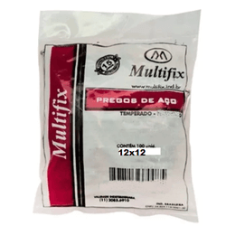 PREGO ACO 12X12 MULTIFIX 60GR - 100 UN - FEDERZONI CASA & CONSTRUÇÃO