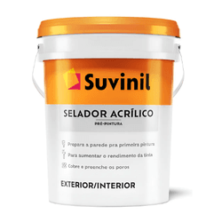 SELADOR ACRIL SUVI 18,0 LT BALDE - FEDERZONI CASA & CONSTRUÇÃO