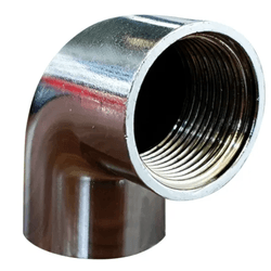 JOELHO CROM GARDEN 1/2 90 FEMEA - FEDERZONI CASA & CONSTRUÇÃO