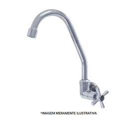 TORNEIRA PIM 4998 C51 PIA PAREDE 1/4VOLTA - FEDERZONI CASA & CONSTRUÇÃO