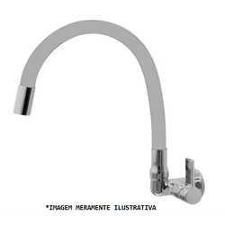 TORNEIRA PIM 4999 C70 BICA MOVEL PAREDE LUXO CINZA - FEDERZONI CASA & CONSTRUÇÃO