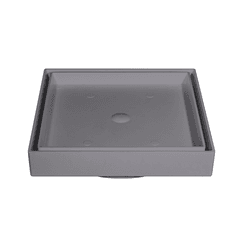 RALO INVISIVEL 15X15CM CZA ESTRELA 1617 - FEDERZONI CASA & CONSTRUÇÃO