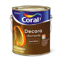 Coral Decora Diamante Semibrilho 3,6L – Branco - Feira Tintas