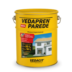 Vedacit Vedapren Parede Branco Balde 18kg - Feira Tintas