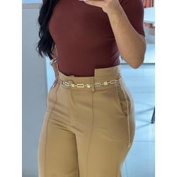 CALÇA PANTALONA NUDE - 000059 - Feminices By Mi Silva