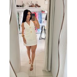 CONJUNTO BLUSA E SAIA SOL OFF - 4017 - Feminices By Mi Silva