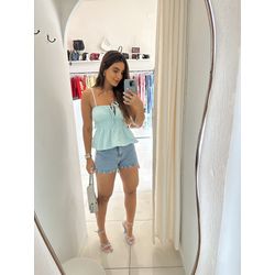 BATA EM TRICOLINE MI - azul - 1026 - Feminices By Mi Silva