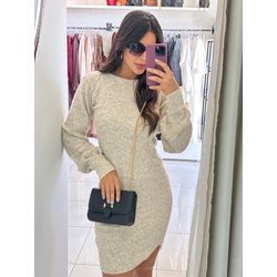 VESTIDO DE TRICO MOUSSE - 000121 - Feminices By Mi Silva