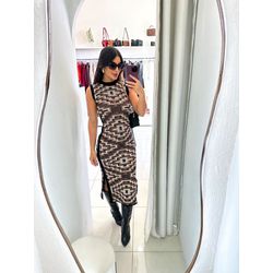 VESTIDO MIDI EM TRICO MODAL - PRETO - 000094 - Feminices By Mi Silva