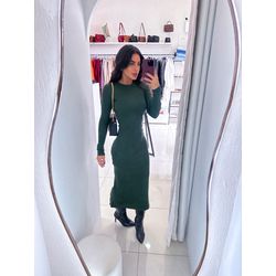 VESTIDO CANELADO POWER - 000094 - Feminices By Mi Silva