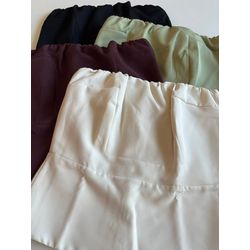 BLUSA EM ALFAIATARIA SEM ALÇA - MARROM AÇAI - 0001... - Feminices By Mi Silva
