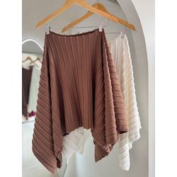 BLUSA CAPA EM TRICÔ MODAL CHOCOLATE - 000120 - Feminices By Mi Silva