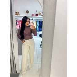 CALÇA PANTALONA EM VISCO LINHO - 000155 - Feminices By Mi Silva