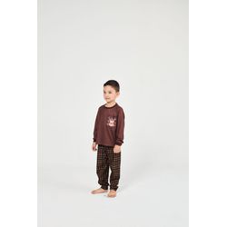 Pijama Xadrez Masc Inf - 6014 - Fenix 
