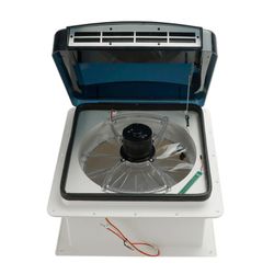 Ventilador de Teto com Claraboia Hélice 3 Velocida... - TOP RV Componentes e Soluções