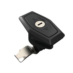 Fechadura De Porta Tulha Externa Trava - cor PRETA... - TOP RV Componentes e Soluções