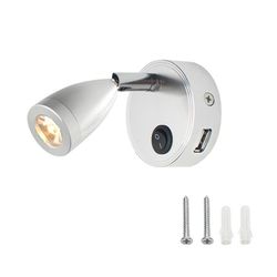 Luminaria Led 12V INTERNA com Suporte de Fixação C... - TOP RV Componentes e Soluções
