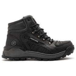 Bota Masculina Track Alaska Cano Médio Couro Legít... - Feroz Militar