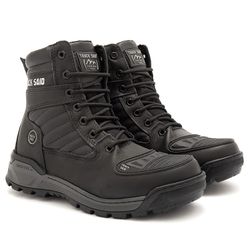 Bota Motociclista Track Said Couro Legítimo Antide... - Feroz Militar