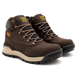 Bota Cano Curto Track Said Detroid Couro Nobuck Ca... - Feroz Militar