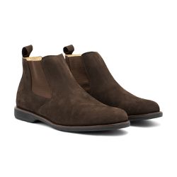 Botina Masculina Quarto de Milha Nobuck Café - 300... - FERRAGON BOOTS