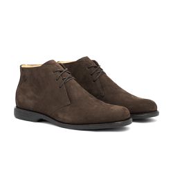 Bota Masculina Lusitano Nobuck Café - 3004-N002 - FERRAGON BOOTS