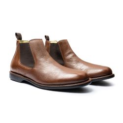 Botina Masculina Quarto de Milha Floater Conhaque ... - FERRAGON BOOTS