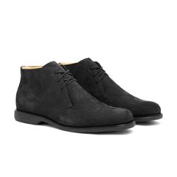 Bota Masculina Lusitano Nobuck Preto - 3004-N001 - FERRAGON BOOTS