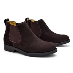 Botina Feminina Pônei Nobuck Café - 2020-N002 - FERRAGON BOOTS