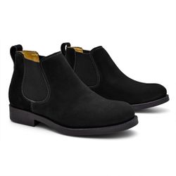 Botina Feminina Pônei Nobuck Preto - 2020-N001 - FERRAGON BOOTS