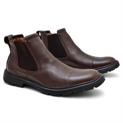 Botina Masculina Noriker Floater Café - 4002-F002 - FERRAGON BOOTS