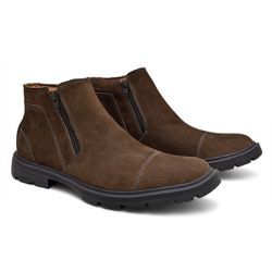 Bota Masculina Ardennes Nobuck Café - 4005-N002 - FERRAGON BOOTS