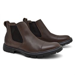 Botina Masculina Frísio Floater Café - 4001-F002 - FERRAGON BOOTS