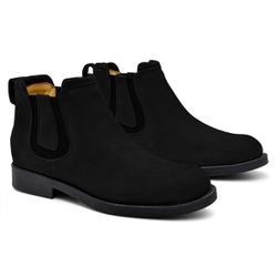 Botina Feminina Pampa Nobuck Preto - 2015-N001 - FERRAGON BOOTS