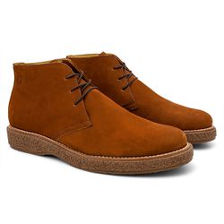 Bota Masculina Caracu Nobuck Conhaque - 7204 - N00 - FERRAGON BOOTS