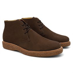 Bota Masculina Caracu Nobuck Café - 7204 - N002 - FERRAGON BOOTS
