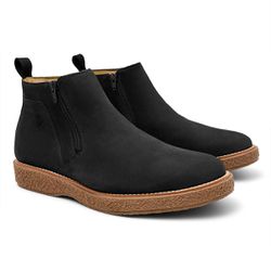 Bota Masculina Devon Nobuck Preto - 7205 - N001 - FERRAGON BOOTS