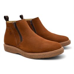 Bota Masculina Devon Nobuck Conhaque - 7205 - N003 - FERRAGON BOOTS