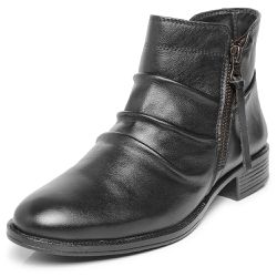 Bota Montaria Cano Curto Feminina Ferrile Em Couro... - Ferrile