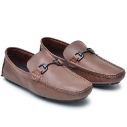 MOCASSIM LISO CAFE - MOCCOUROLISOCAFE - FG ATACADO