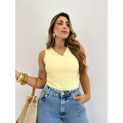 BODY CLAÚDIA AMARELO - 9783 AMA - FIDENZA