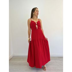 VESTIDO DORIANA VERMELHO - 9663 VRM - FIDENZA