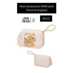 Maxi necessaire FARM Floral Ararajuba - FIODORA FASHION STYLE