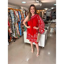 Vestido FARM Bordado Tropical - FIODORA FASHION STYLE