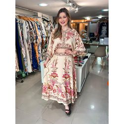 Saia FARM Jardim Majestoso - FIODORA FASHION STYLE
