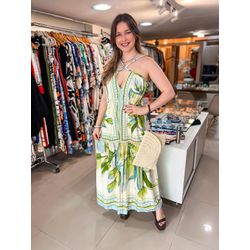 Vestido FARM Lirio Tropical - FIODORA FASHION STYLE