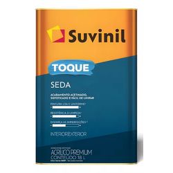 Tinta Acrílica Suvinil Toque Seda Branco 18L - FITZTINTAS