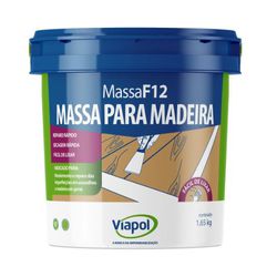 Massa para Madeira Viapol F12 Imbuia 1,65KG - FITZTINTAS