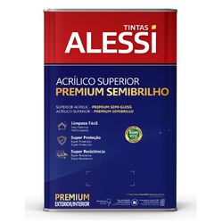 Tinta Acrilica Alessi Premium Superior Semibrilho 18L - FITZTINTAS