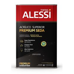 Tinta Acrílica Alessi Premium Superior Super Seda Branco 18L - FITZTINTAS